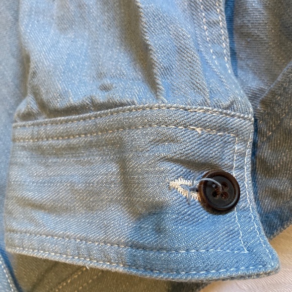 MARC JACOBS VINTAGE WOMEN BLUE JACKET SIZE 52/L usa 100% Cotton - Picture 4 of 14